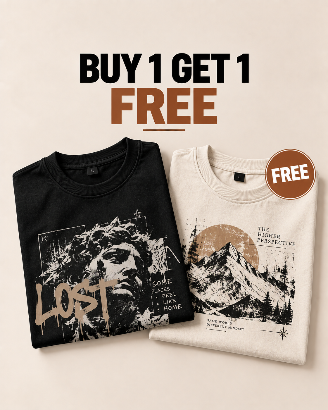 Buy 1 Get 1 Free T-Shirts