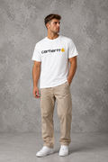 Carheart Yellow Printed T-Shirt