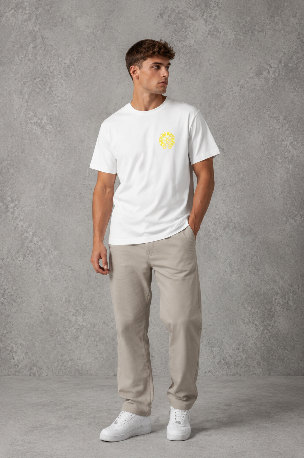 Chrom Heart Yellow Staff T Shirt