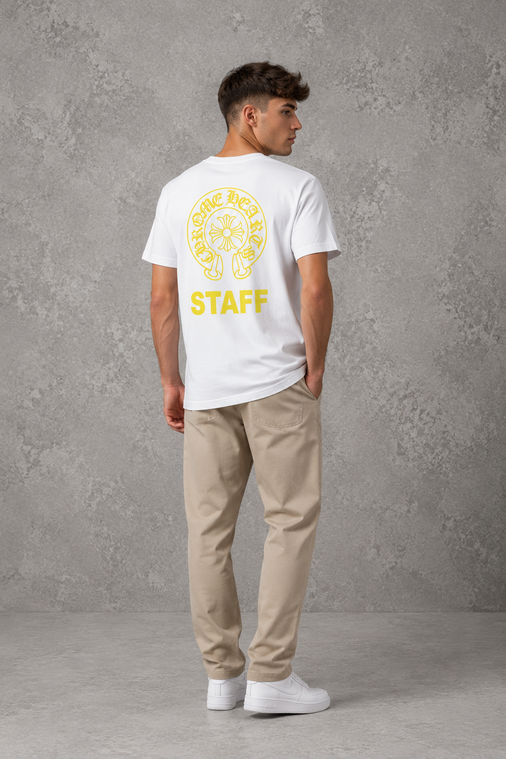 Chrom Heart Yellow Staff T Shirt