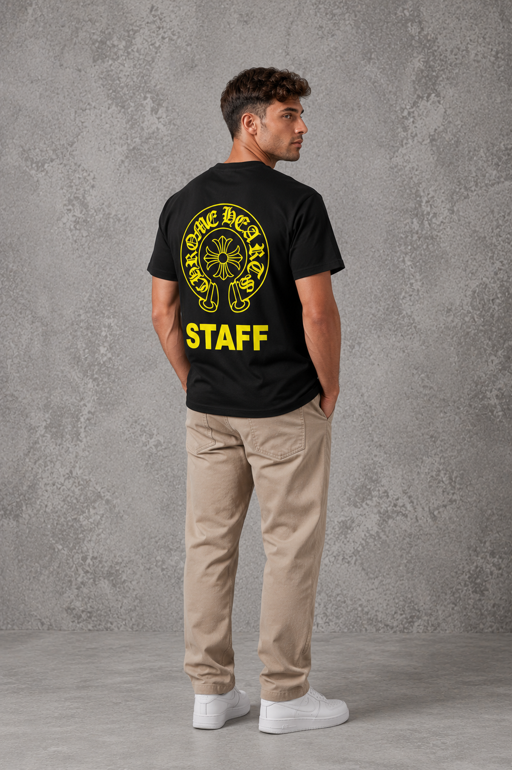 Chrom Heart Yellow Staff T Shirt