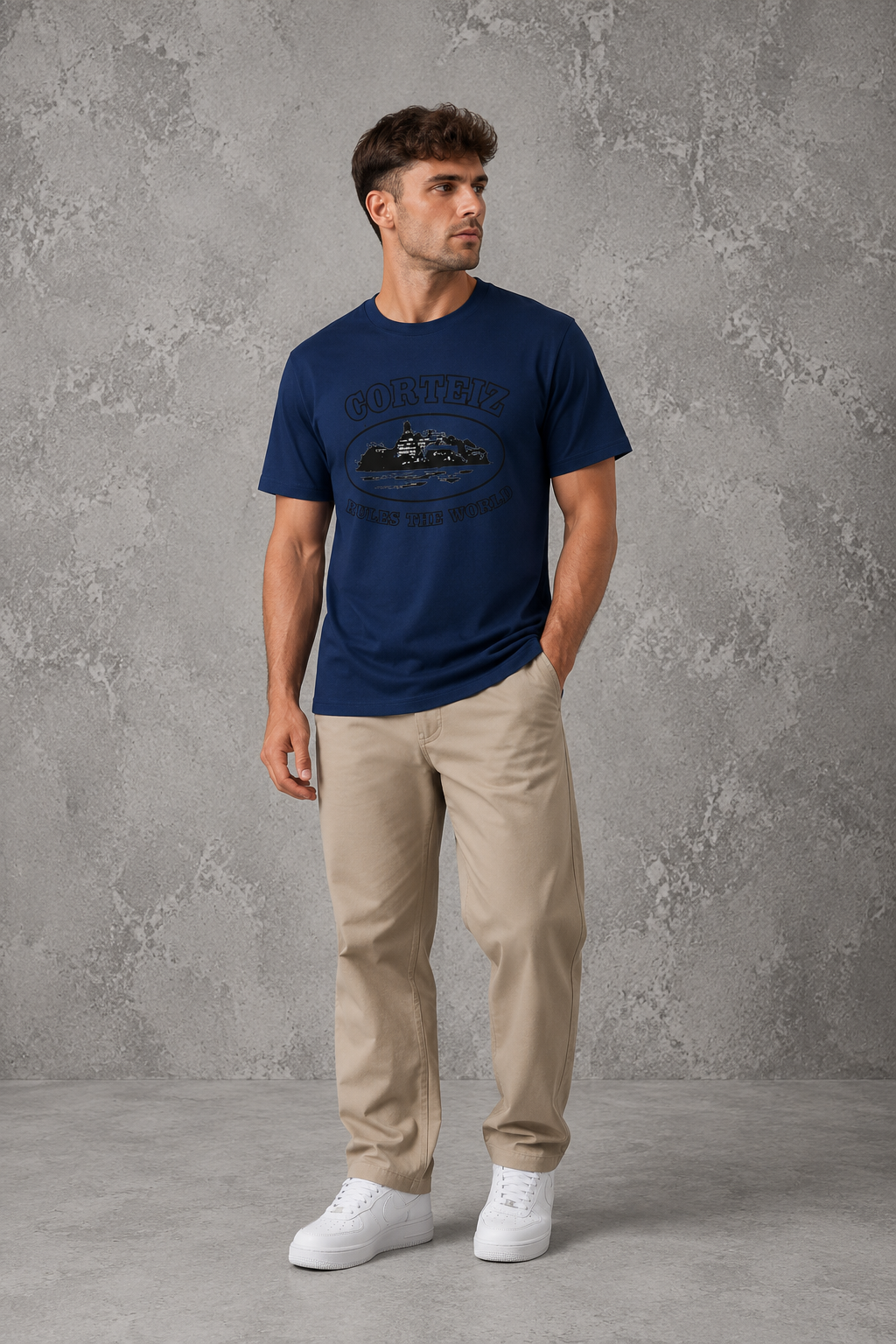 Cortiz Multi Color Rule The World T Shirt