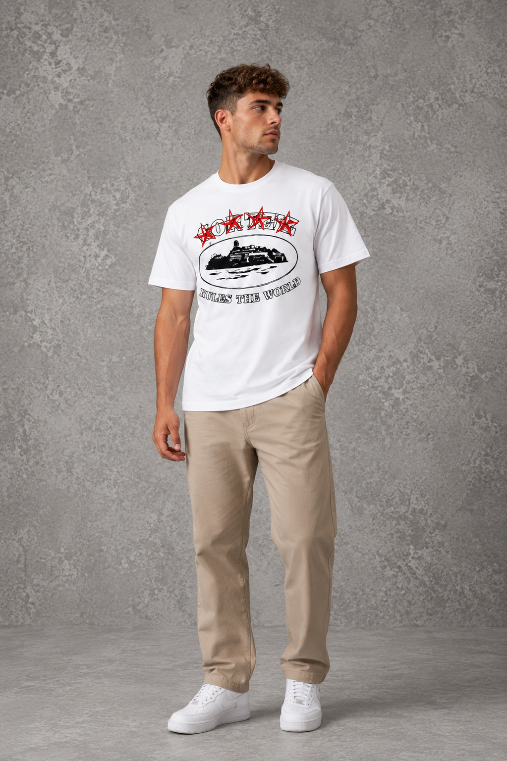 Cortiz Rule The World Star T Shirt