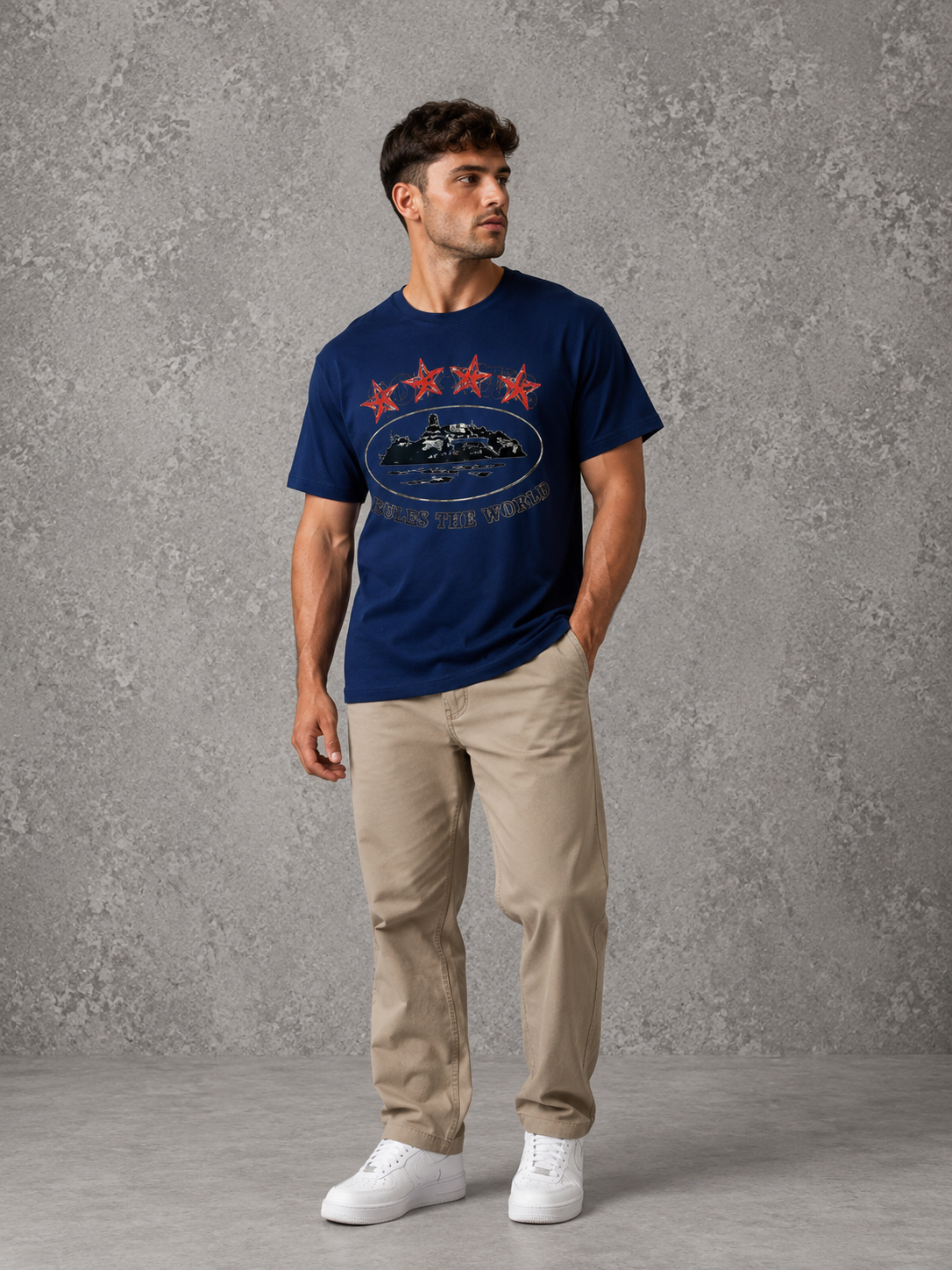 Cortiz Rule The World Star T Shirt