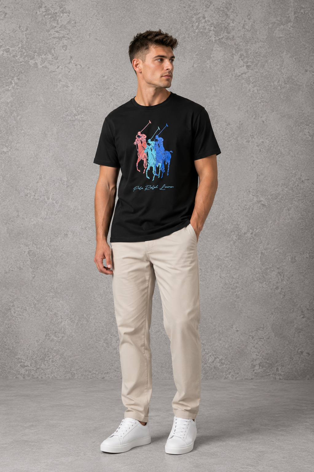 Rl Glow Up Horse Man T Shirts