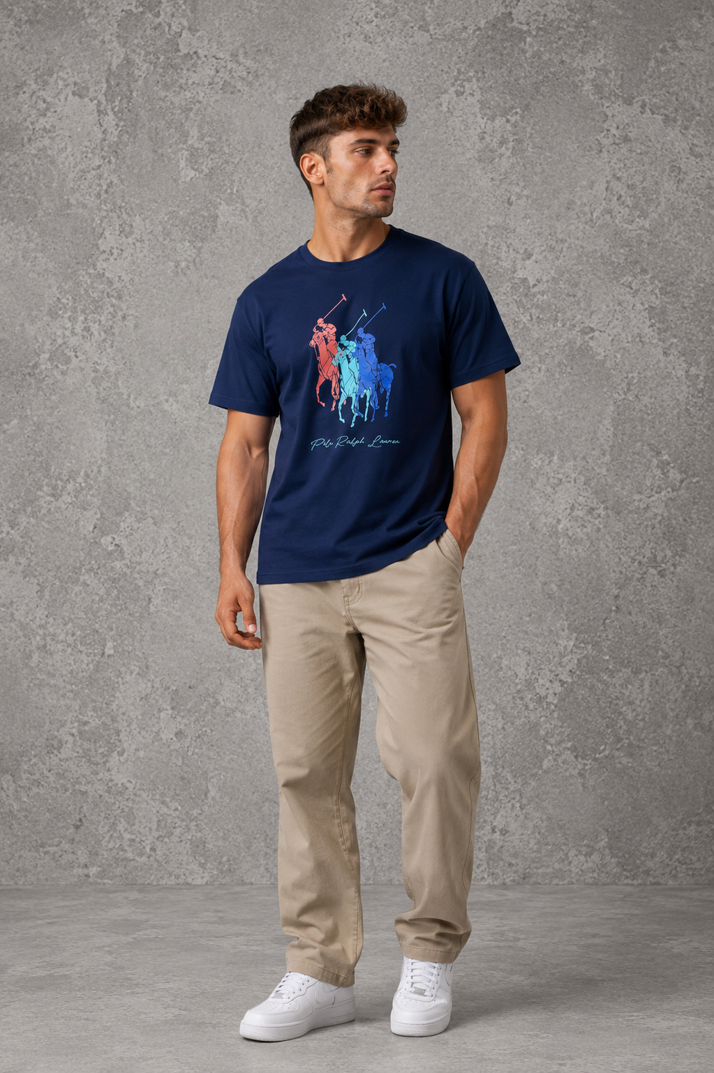 Rl Glow Up Horse Man T Shirts