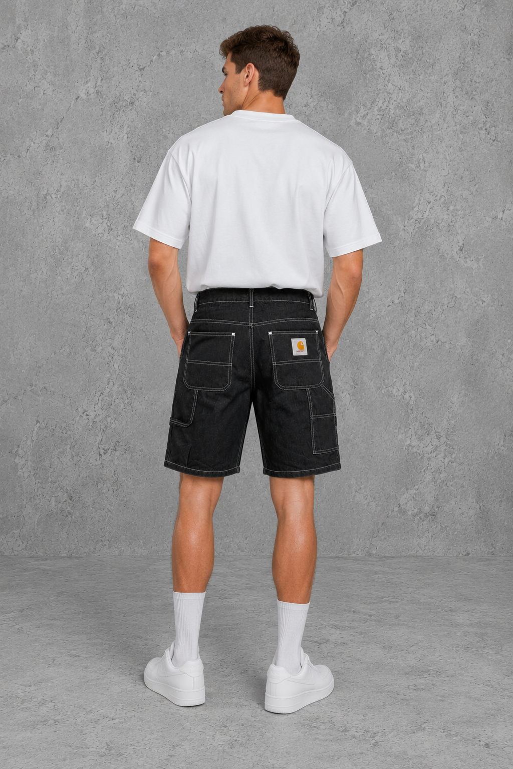 carheart denim shorts