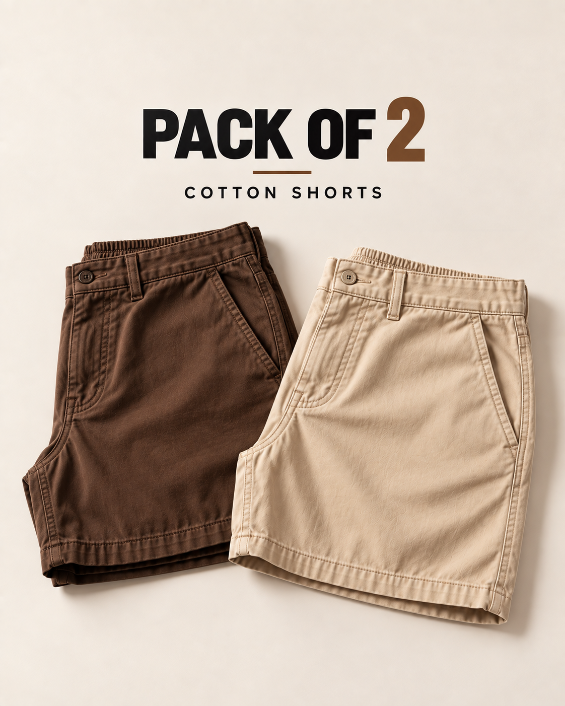 Pack of Two Cotton Shorts