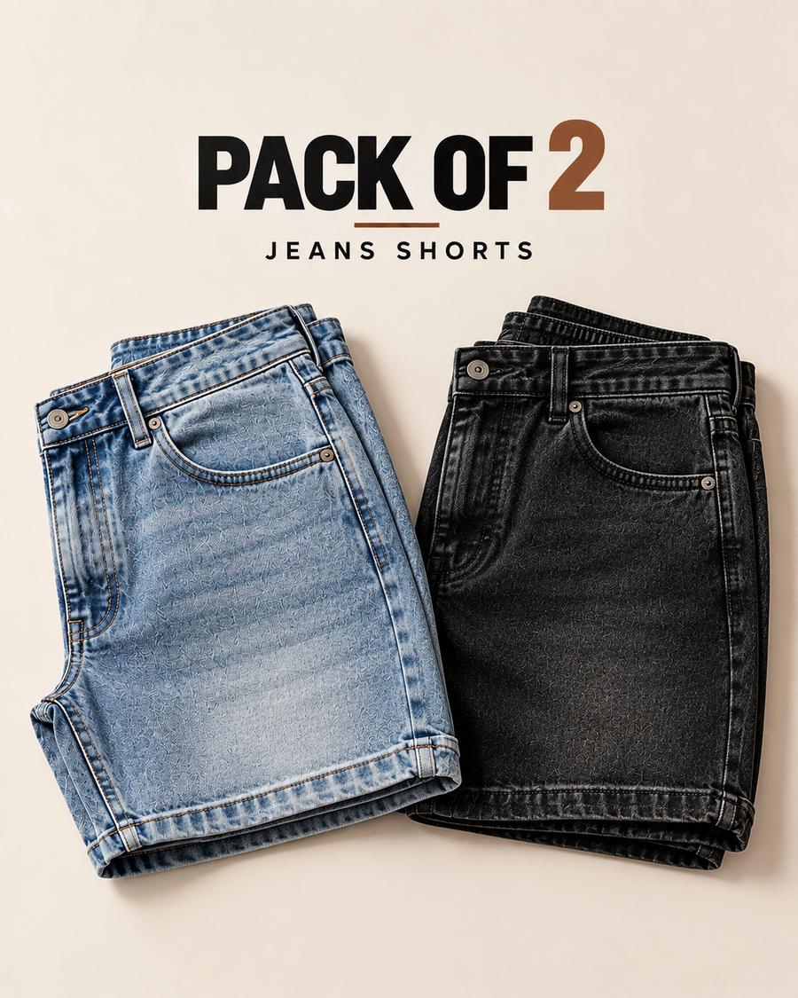 Pack of 2 Jeans Shorts