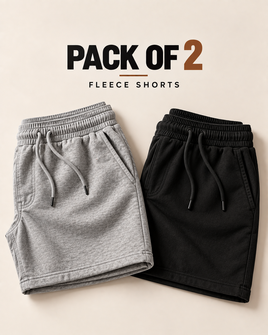 Pack of 2 Fleece Shorts