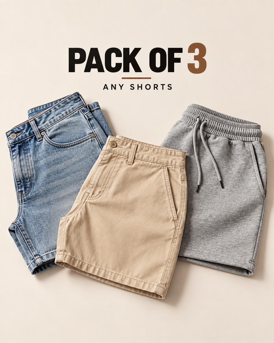 Pack of 3 Any Shorts