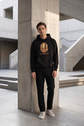Essential Black Hoodie 010