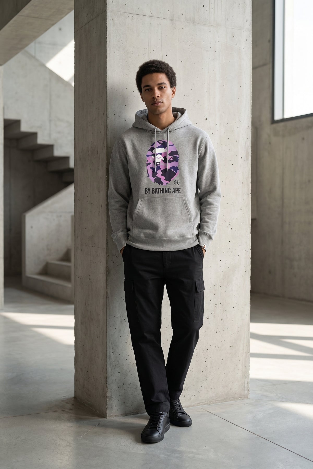 Essential Grey Hoodie 096