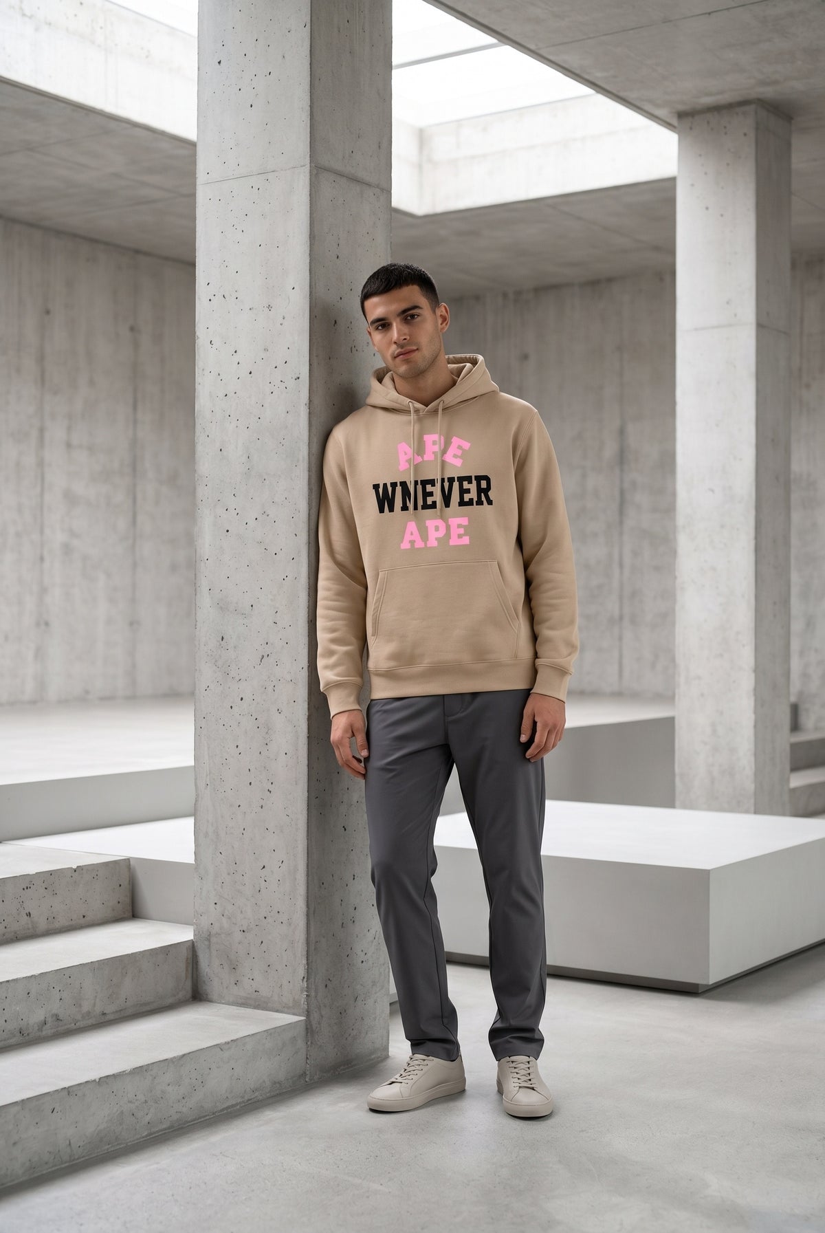 Essential Beige Hoodie 118