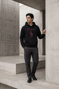 Essential Black Hoodie 019