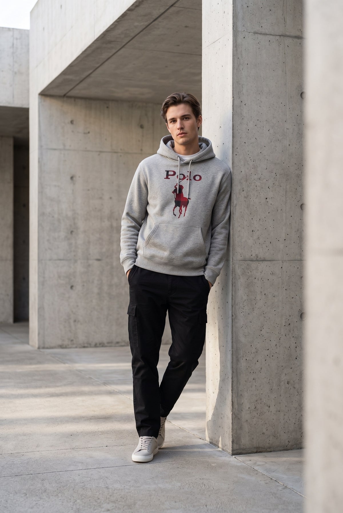 Essential Grey Hoodie 084