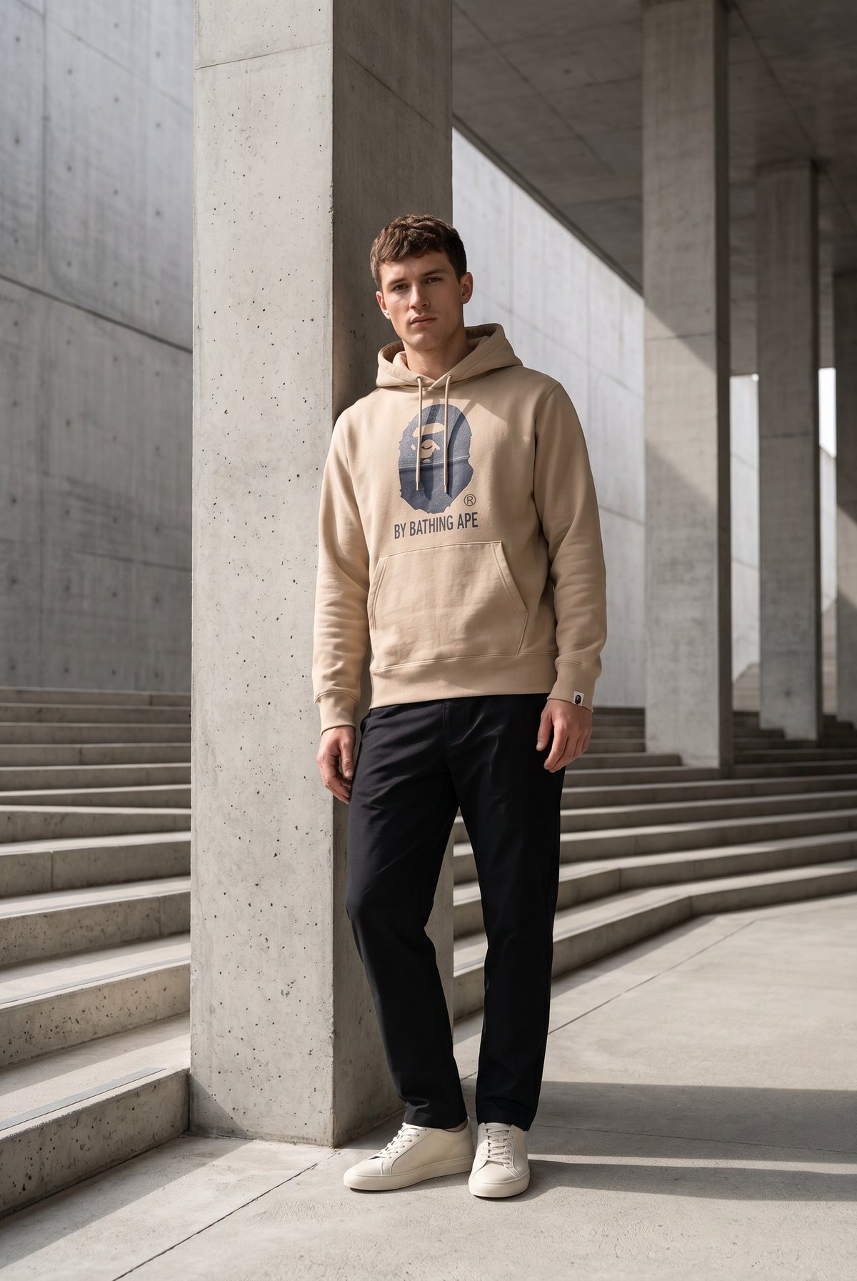 Essential Beige Hoodie 107
