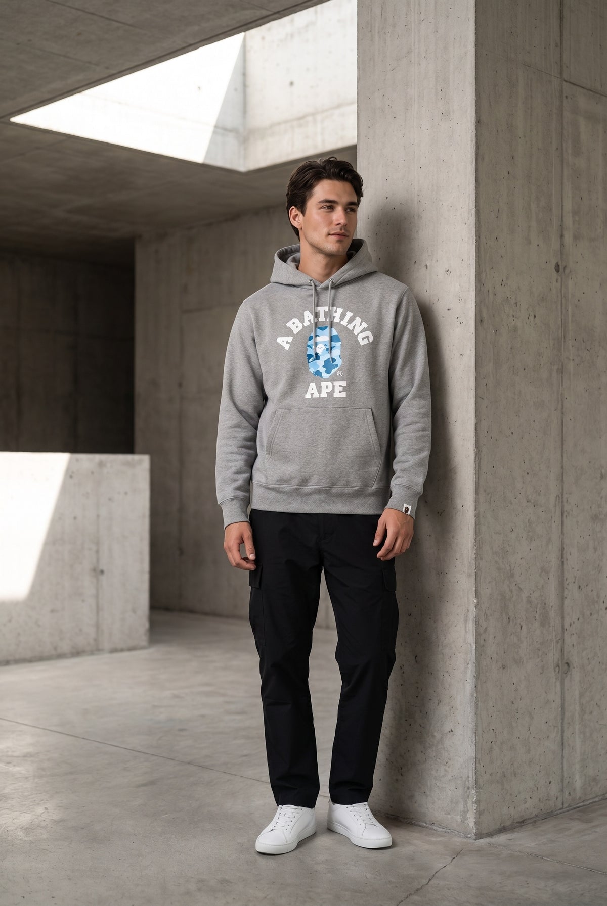Essential Grey Hoodie 085