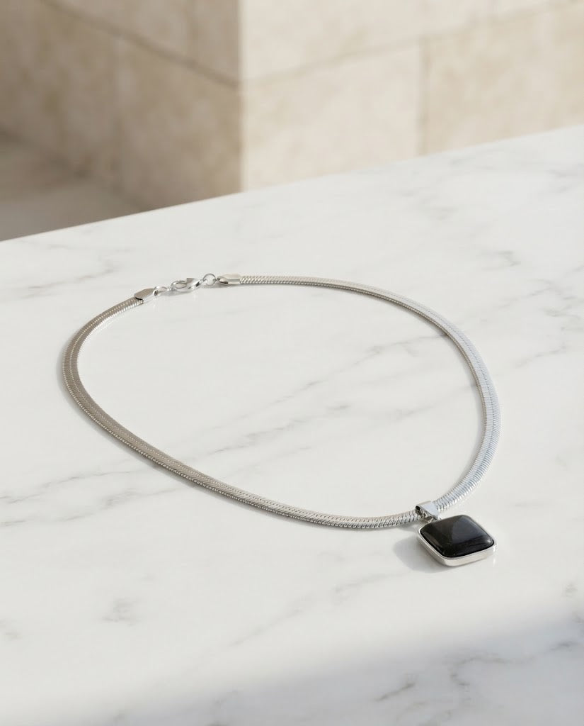 Black Chain Neck Chain 002