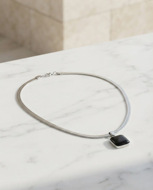 Black Chain Neck Chain 002
