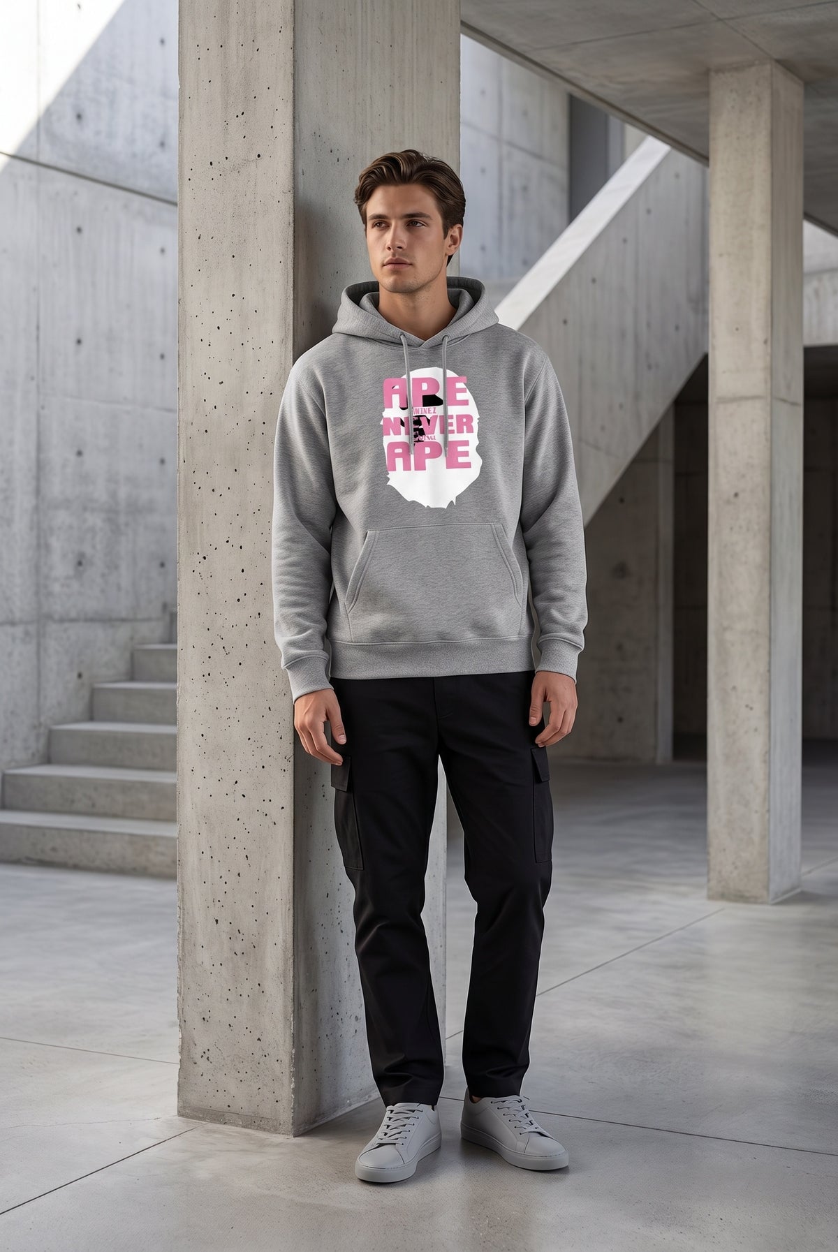 Essential Grey Hoodie 094