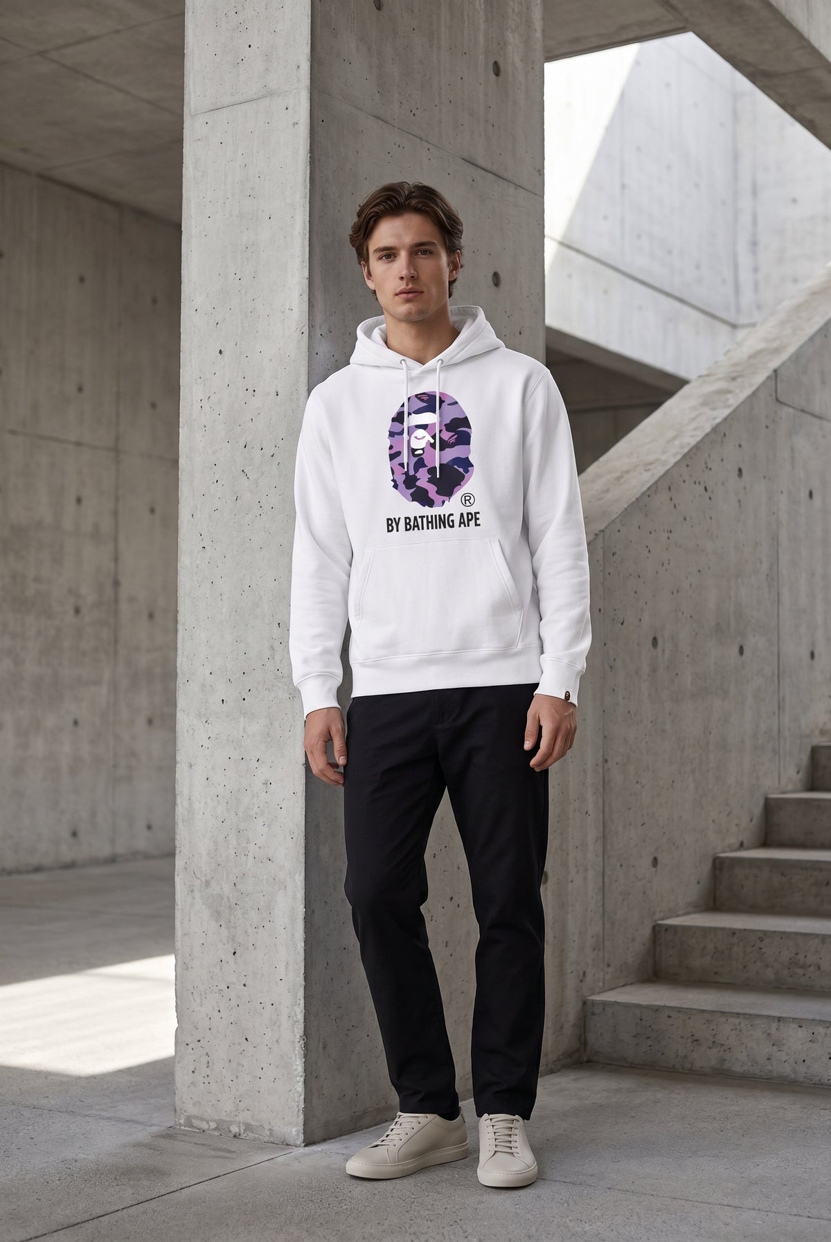 Essential White Hoodie 146