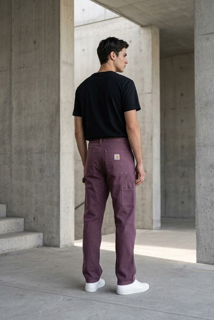 Maroon Casual Pants 001