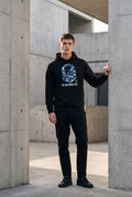 Essential Black Hoodie 025