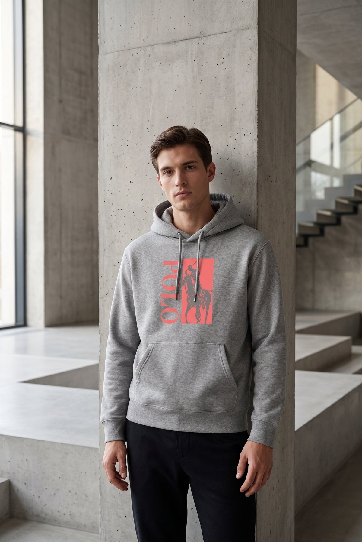 Essential Grey Hoodie 070