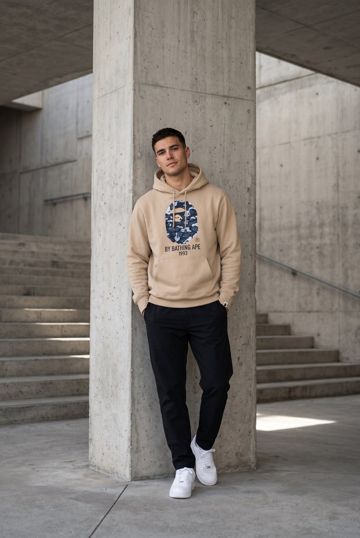 Essential Beige Hoodie 114