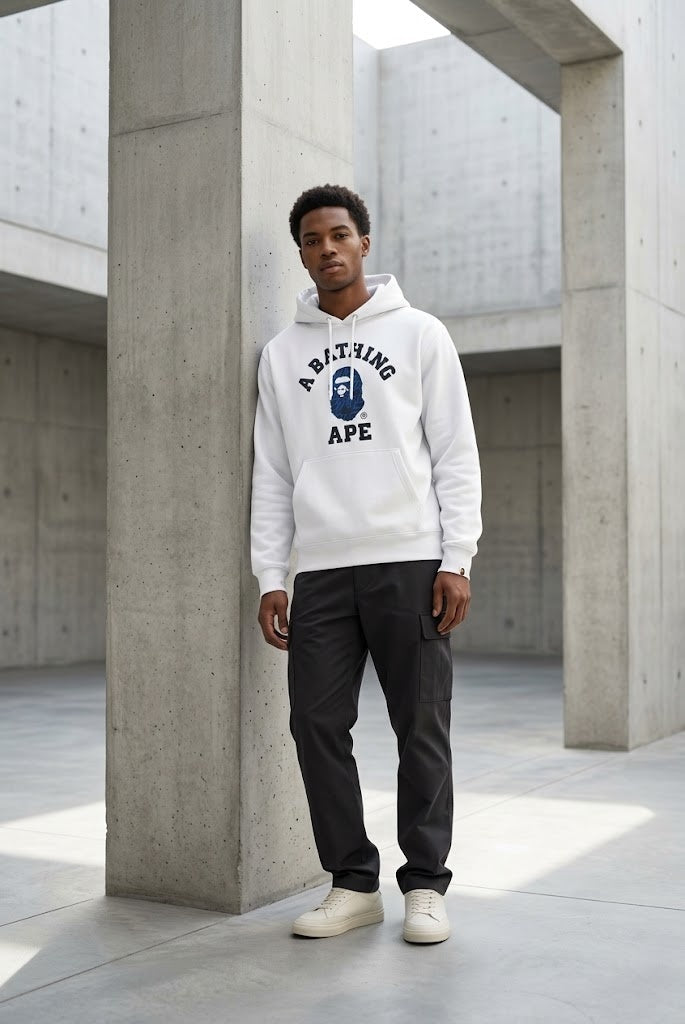 Essential White Hoodie 131
