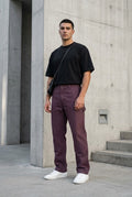 Maroon Casual Pants 001