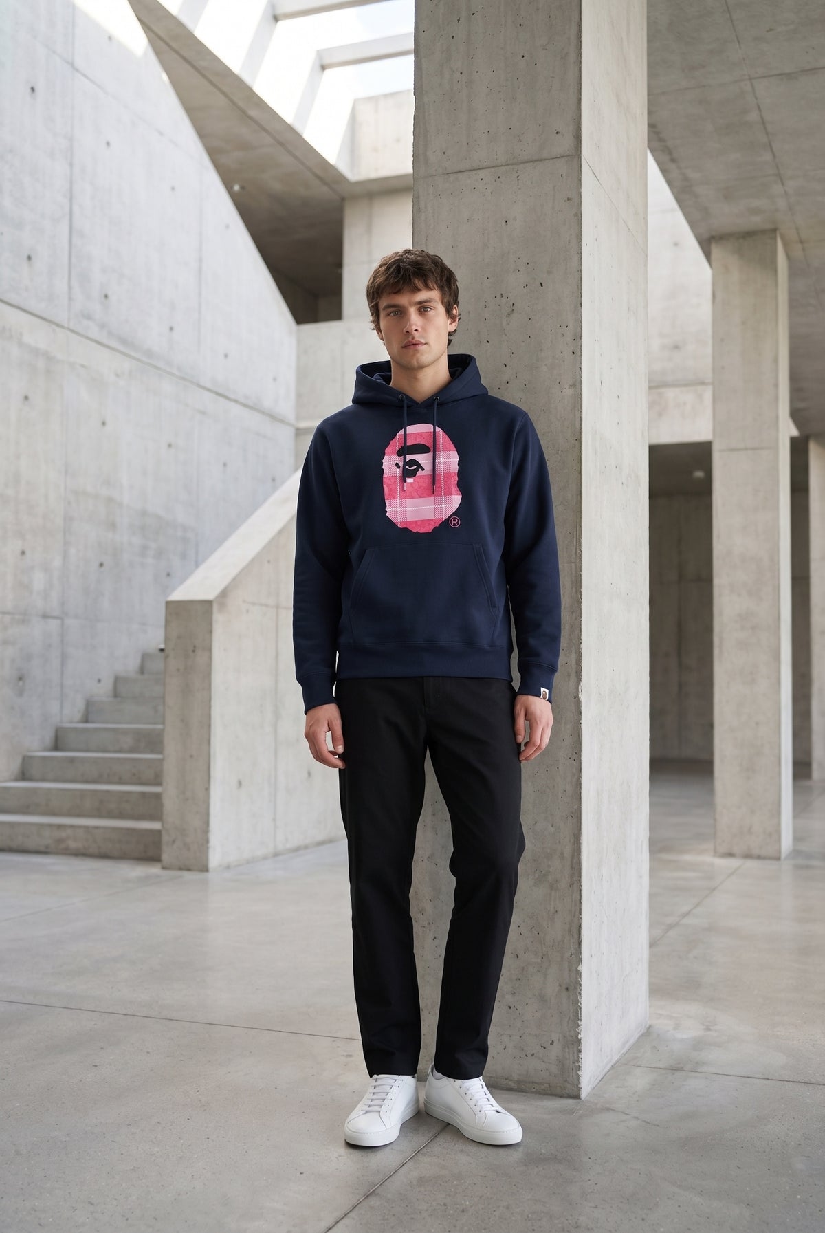 Essential Blue Hoodie 036
