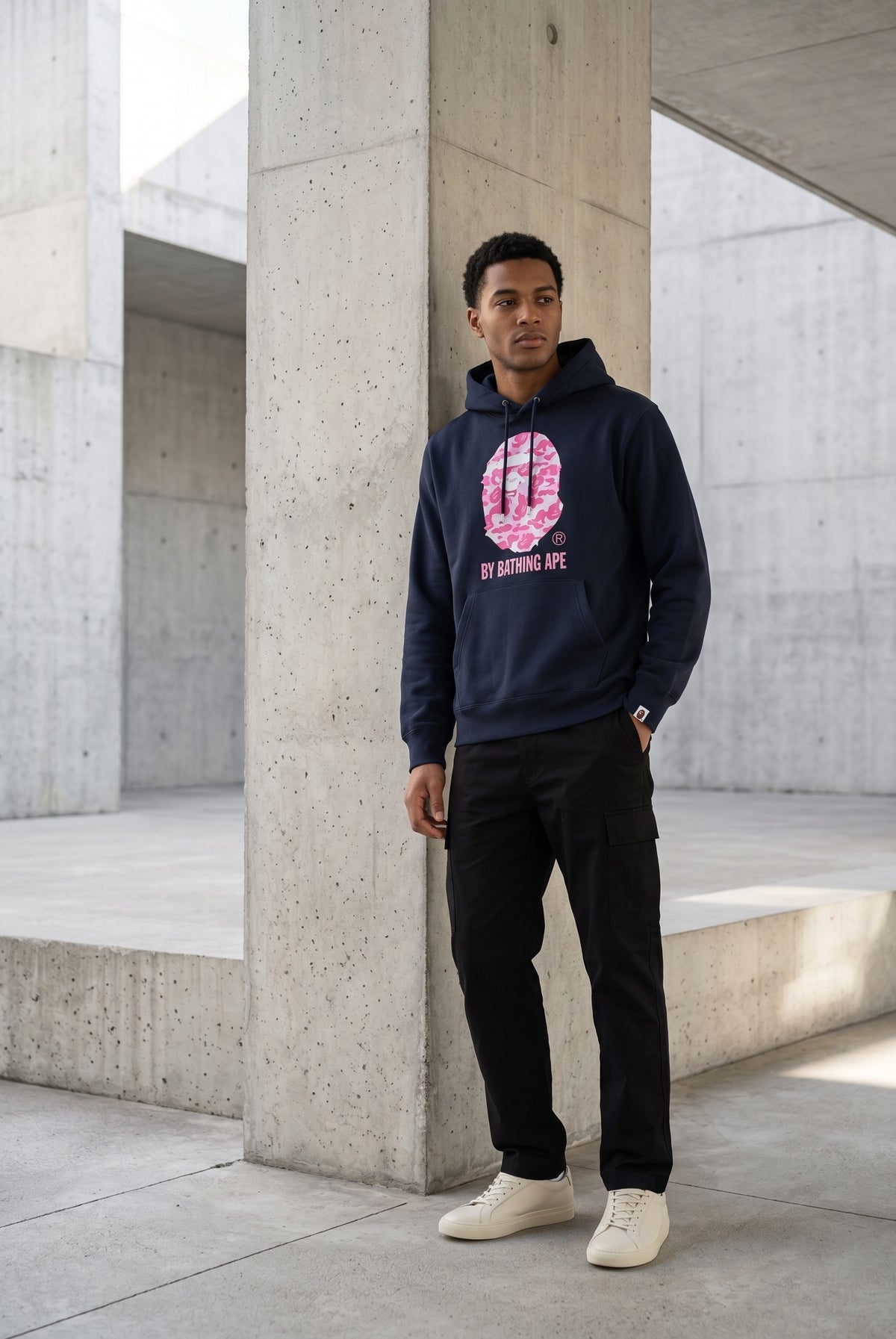 Essential Blue Hoodie 062