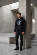 Essential Black Hoodie 011