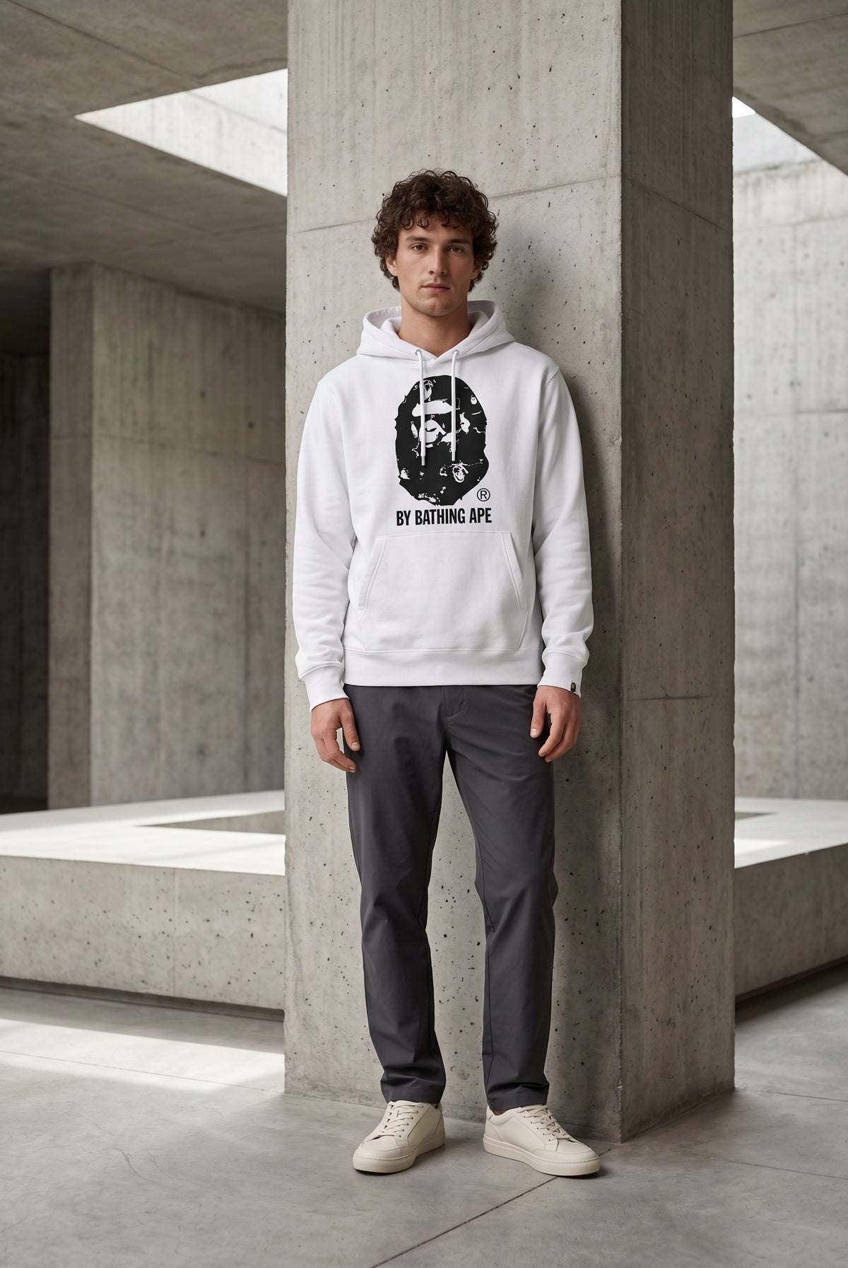 Essential White Hoodie 143