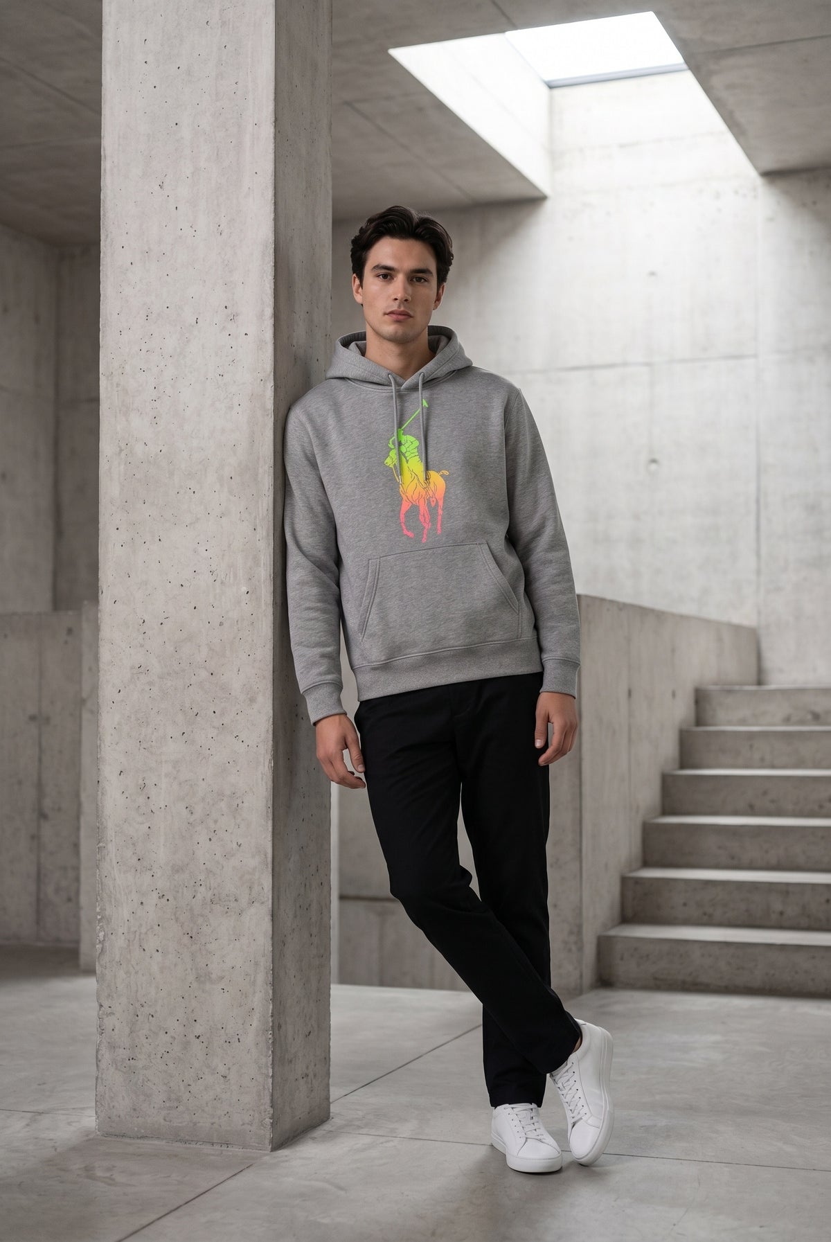 Essential Grey Hoodie 088