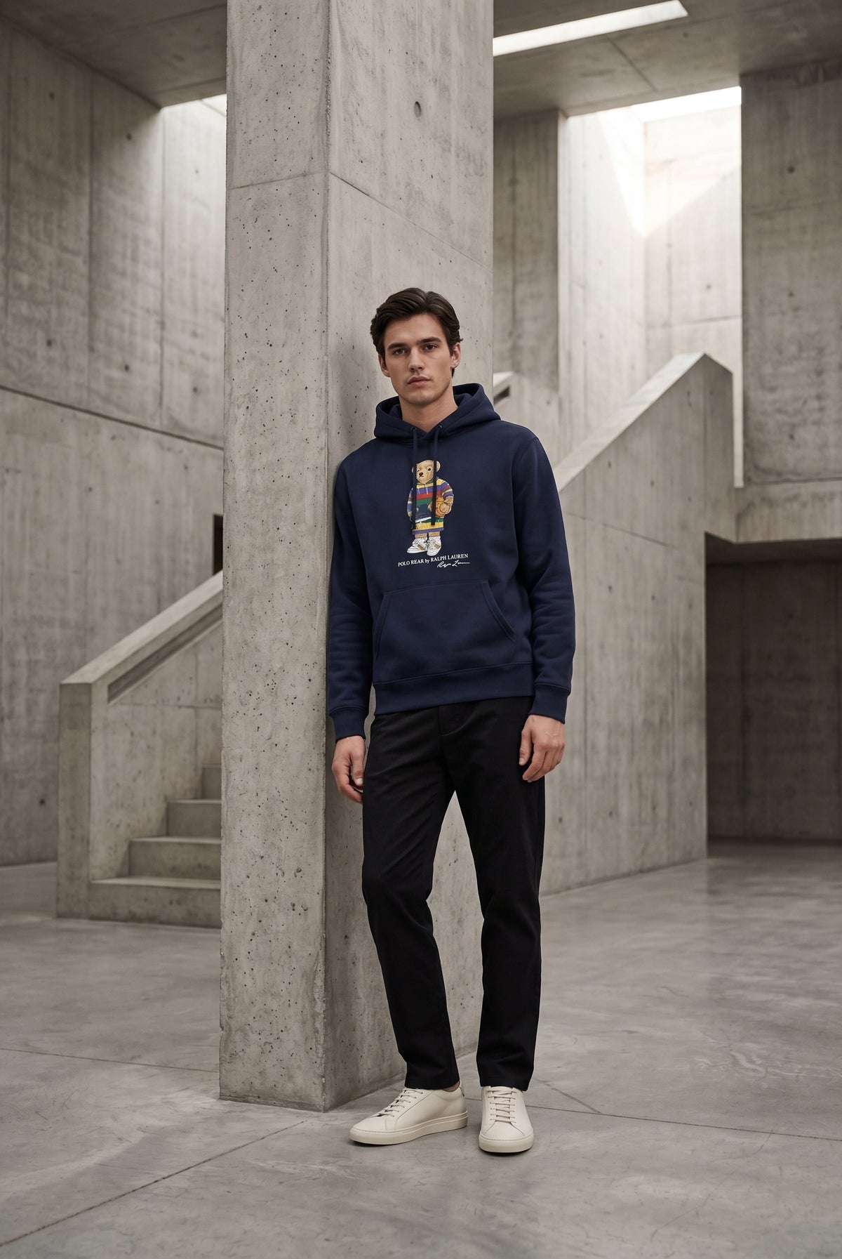 Essential Blue Hoodie 050