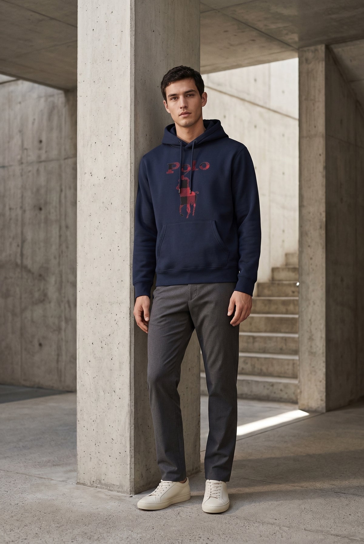 Essential Blue Hoodie 049