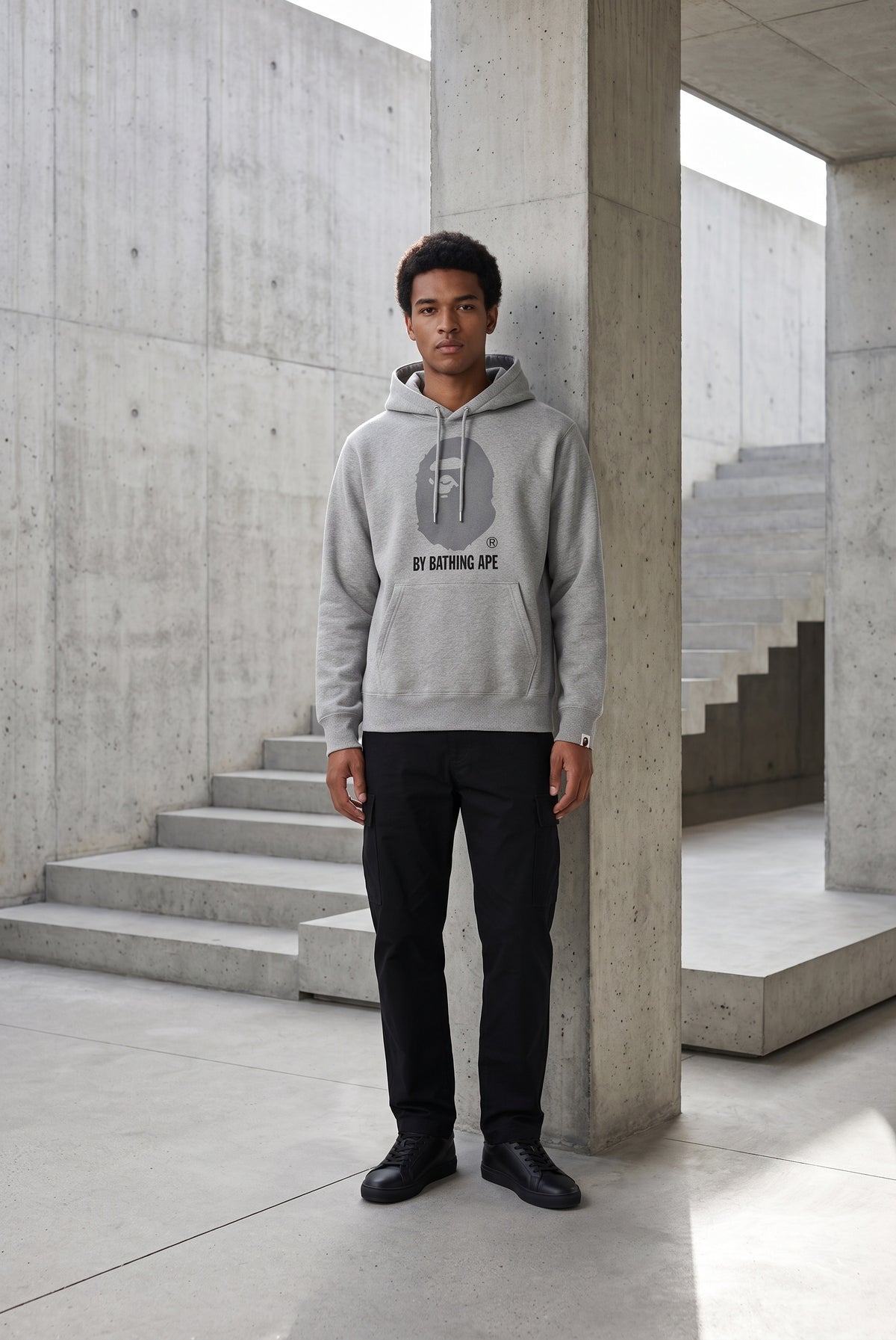 Essential Grey Hoodie 077