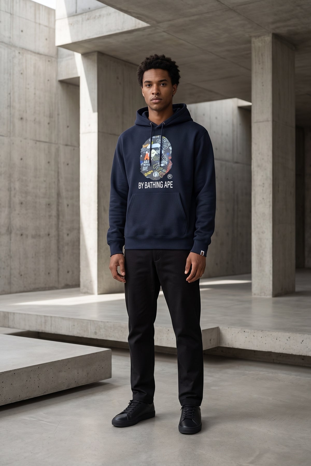 Essential Blue Hoodie 037