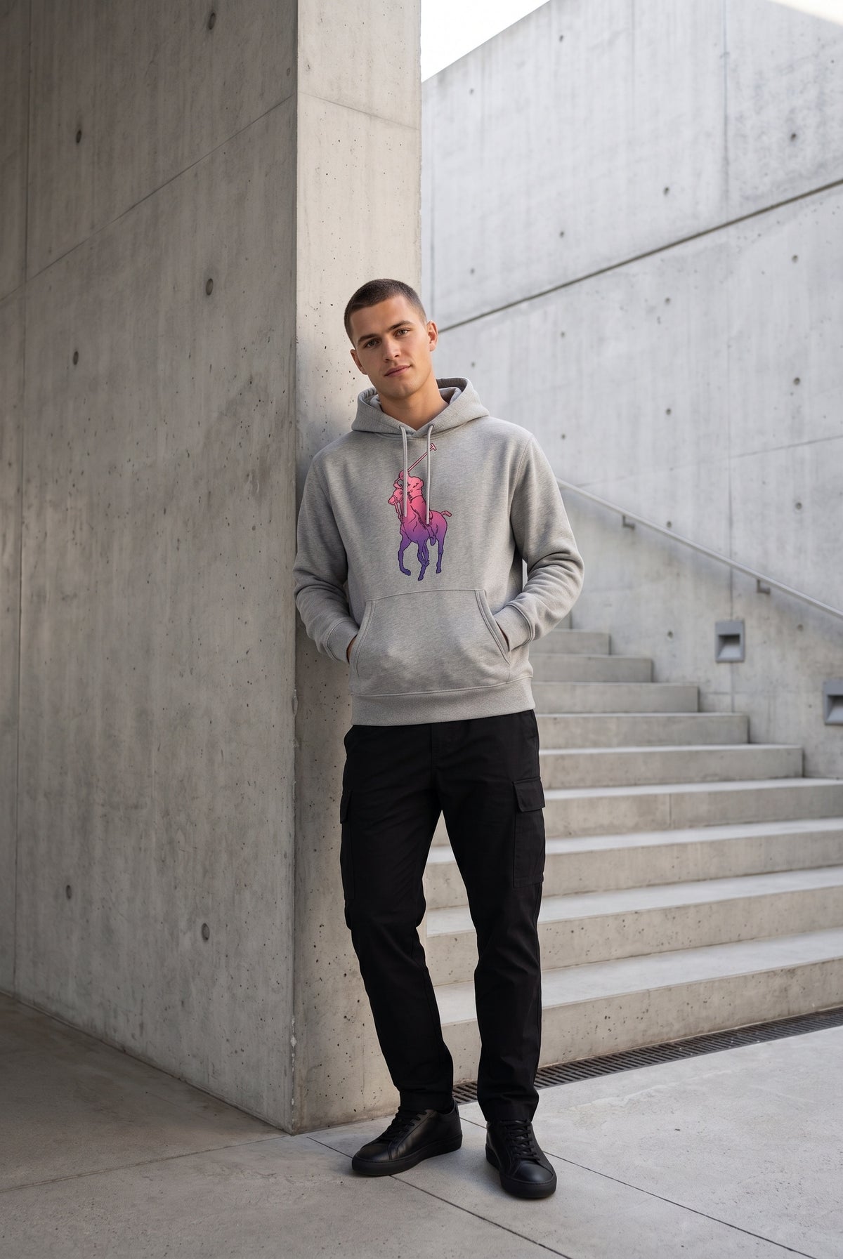 Essential Grey Hoodie 089