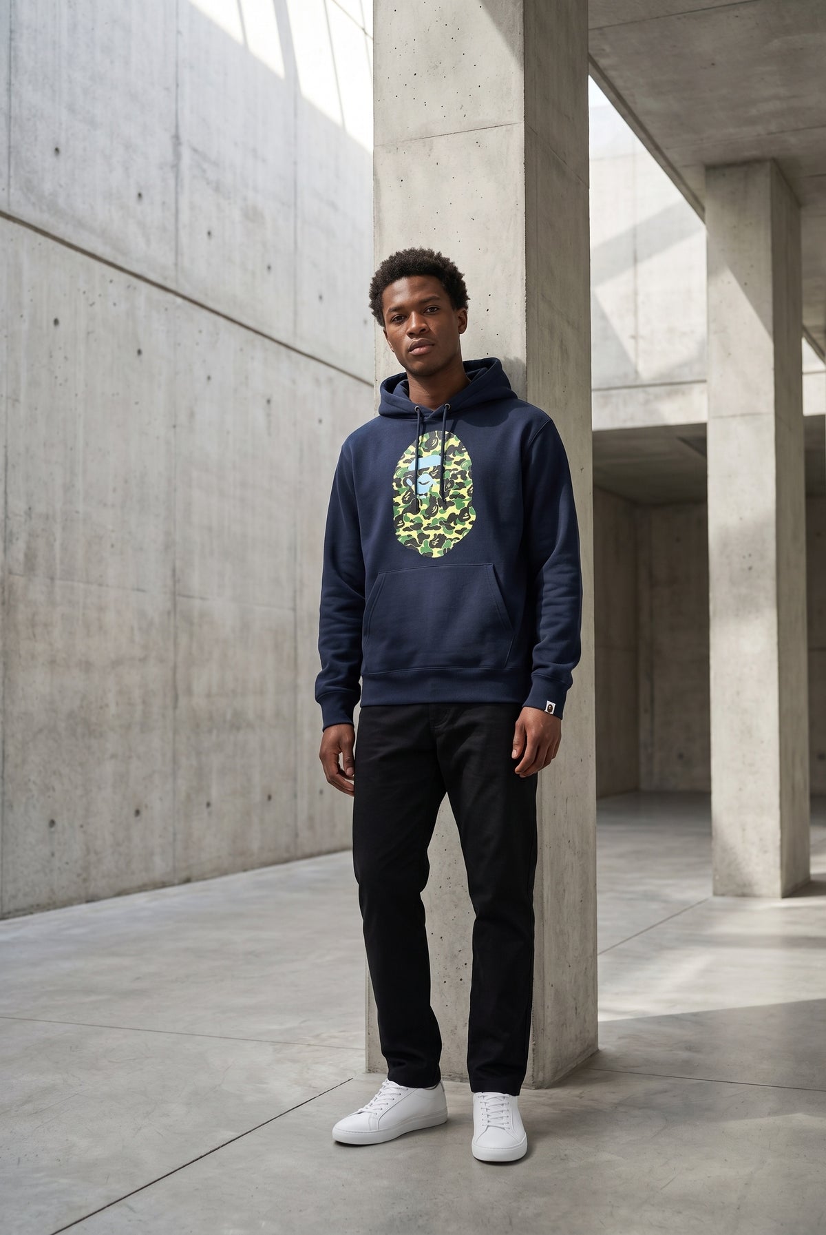 Essential Blue Hoodie 063