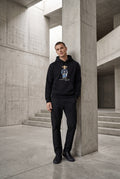 Essential Black Hoodie 023