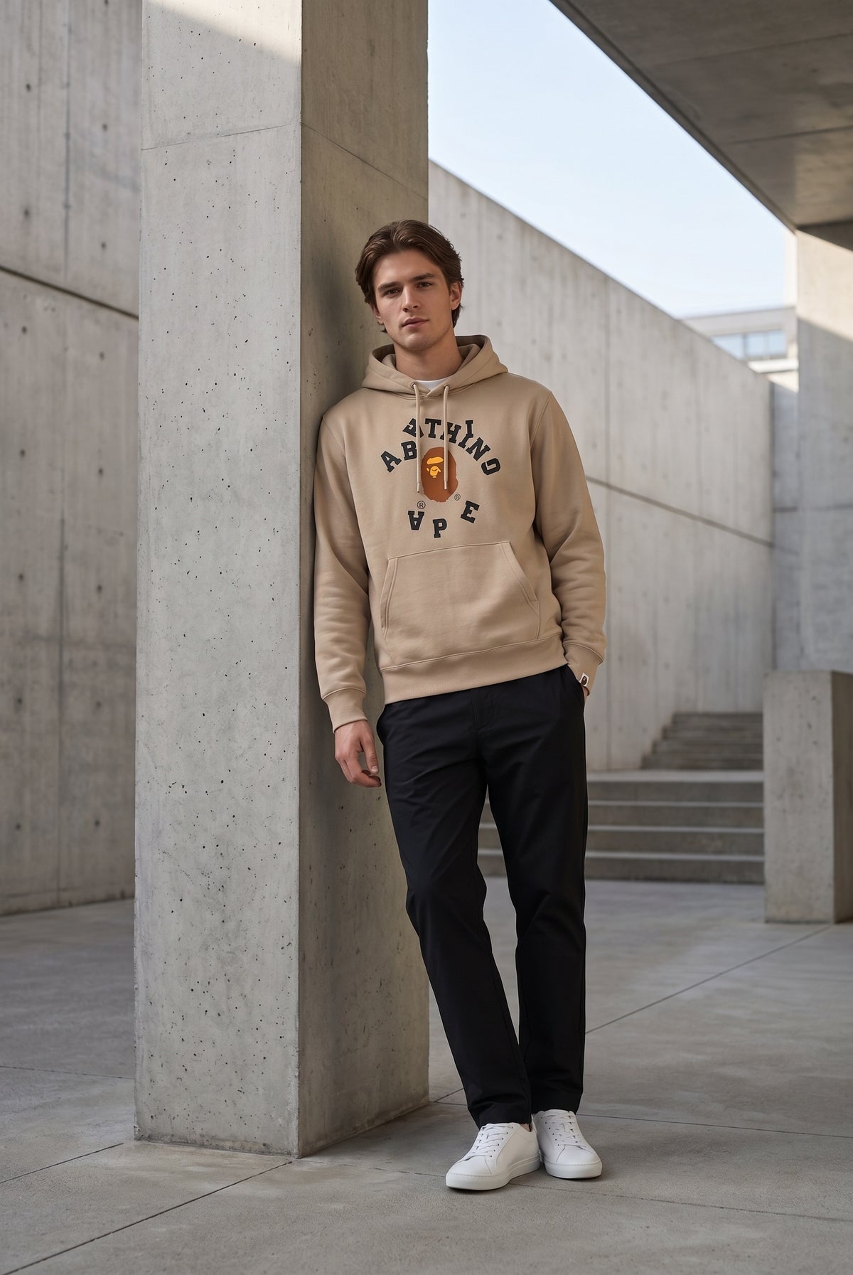 Essential Beige Hoodie 102