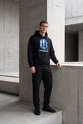 Essential Black Hoodie 026
