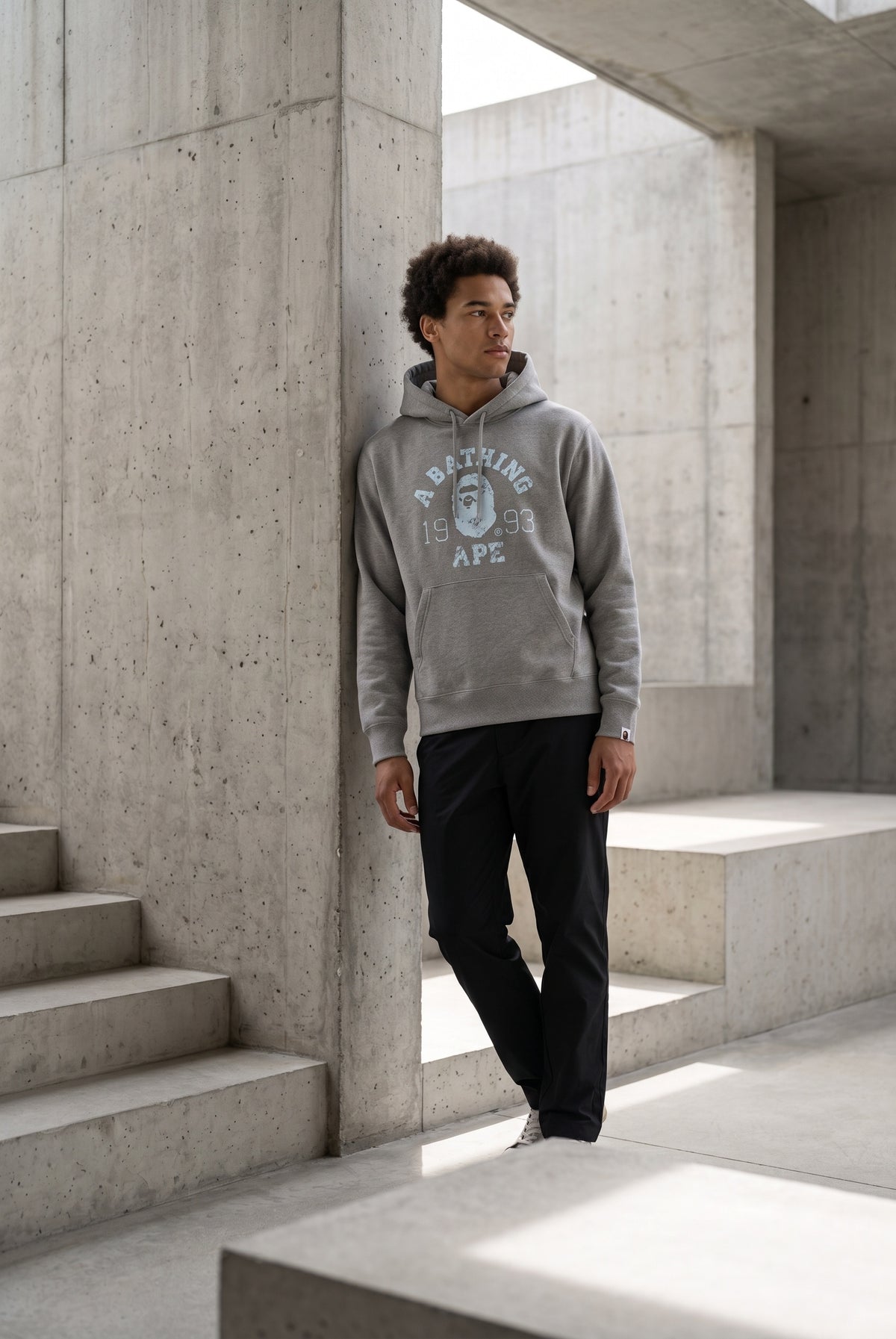 Essential Grey Hoodie 076