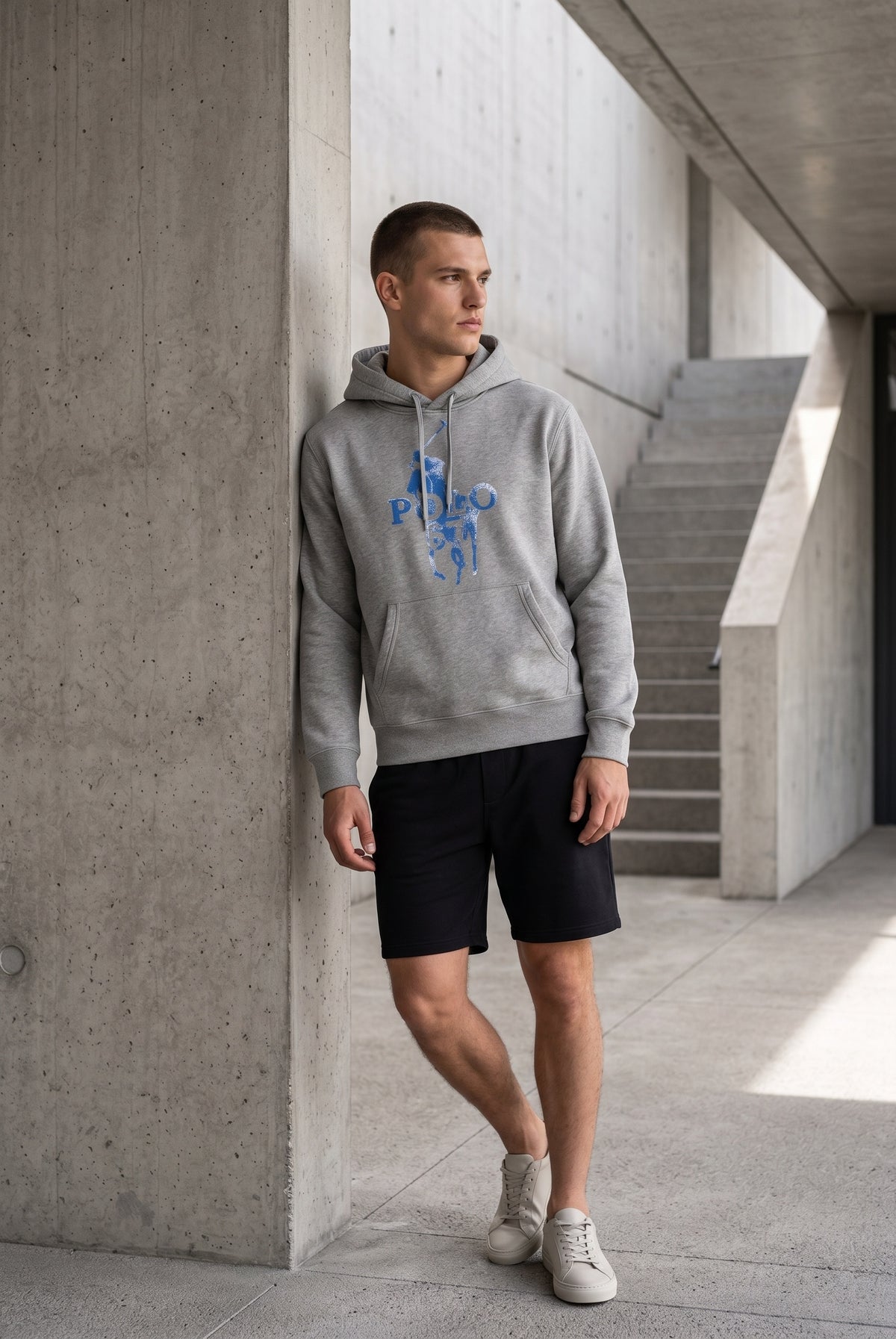 Essential Grey Hoodie 099