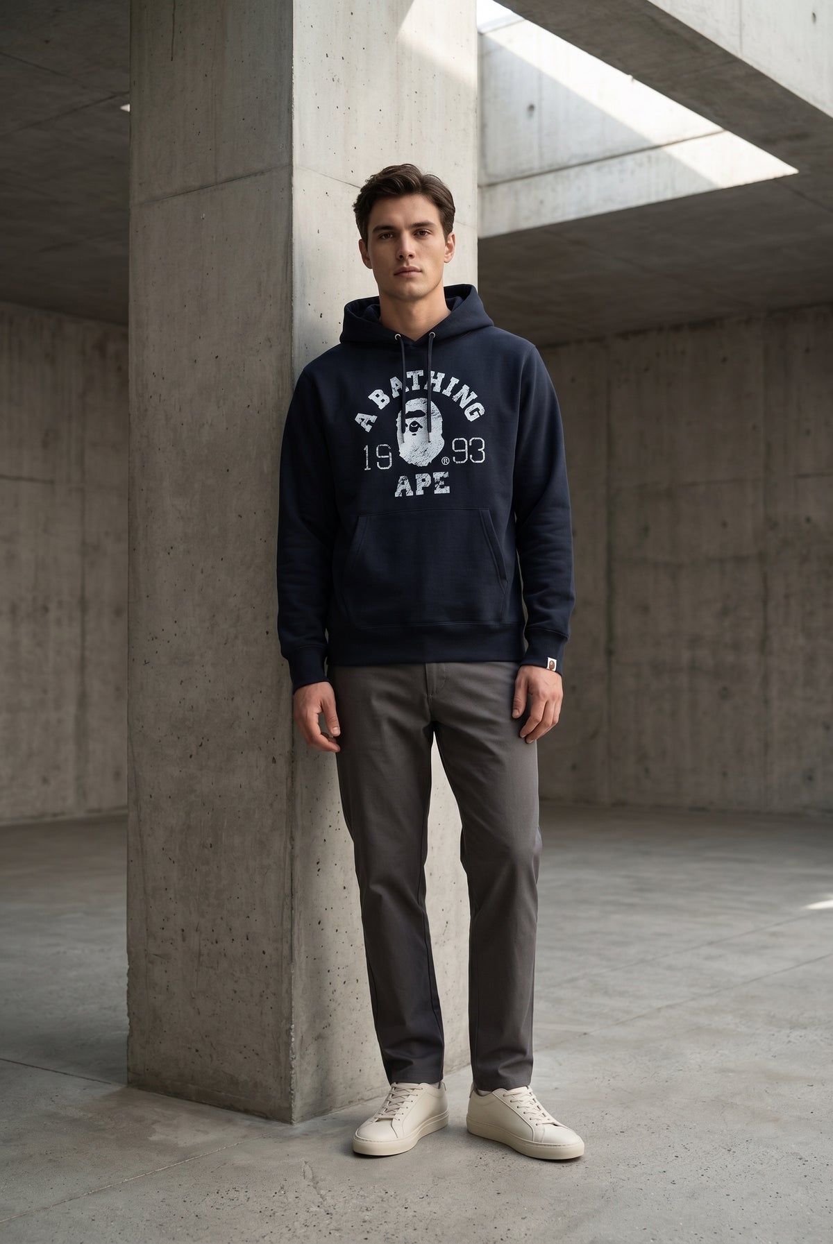 Essential Blue Hoodie 039