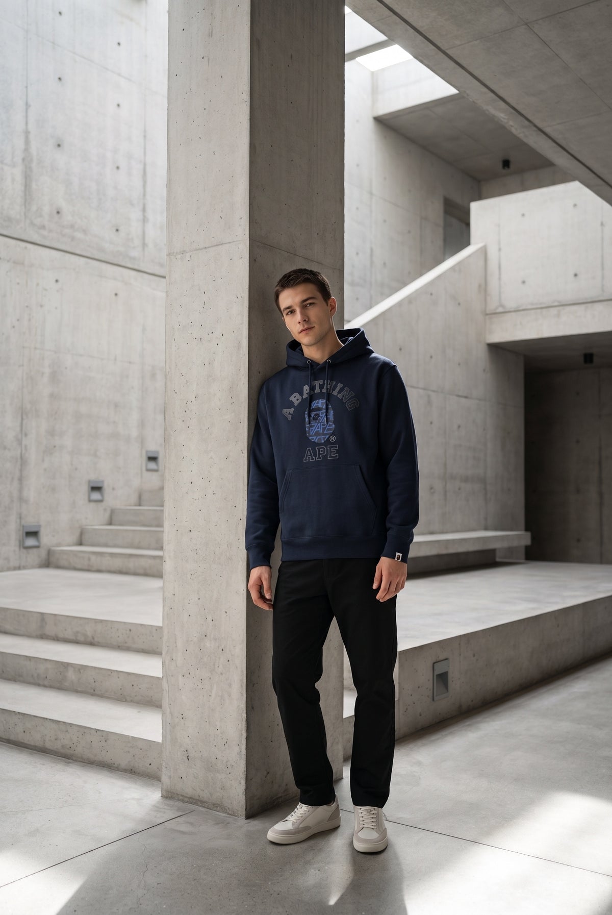 Essential Blue Hoodie 043